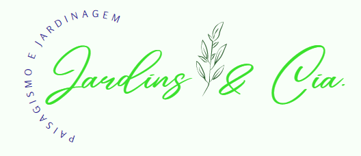 logotipo jardins & cia paisagismo e jardinagem